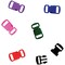Pepperell Parachute Cord Bracelet Buckles 12mm 6/Pkg-Assorted Colors